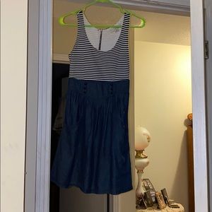 Striped dress with pockets